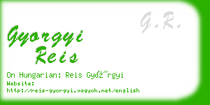 gyorgyi reis business card